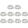 PATIKIL M4 Distanziali in Acciaio Inossidabile, 10pz Distanziatore Metallico Acciaio Inossidabile 4,1mm ID x 7mm OD X2mm L Vite Rotondo per 5/32 M4 Bulloni a Vite