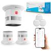 HEIMAN Smart Zigbee - Rilevatore di fumo con supporto magnetico, Smart per Home Assistant ZHA & Z2M (Zigbee 3.0 Hub richiesto), batteria sostituibile da 5 anni, certificato DBI & EN14604, HS1SA-E Plus