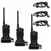 Retevis RT86 Walkie Talkie Lunga Distanza con Auricolare, 2600mAh 16 Canali Rice