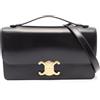 CELINE Borsa a mano CELINE Triomphe Medium a tracolla L102U3D8238NO in pelle nera usata