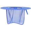 OSOLADY Safety Hat Curtain Blu Rete, Protezione Collo per Cantiere | Sun Visor, Helmet Neck Protection, Construction Hat Cover, Festa Estiva, Hard Hat Accessories