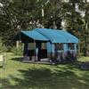 KFPOERTFGD Tenda familiare per 4 persone, tenda da campeggio con 324 x 255 x 230 cm, tenda per esterni con parapioggia e borsa per il trasporto, per campeggio e vacanze