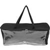 Healeved Borsa Porta Cappellini da Baseball con Finestra Trasparente Nera | Oxford e Pvc, Formato Piccolo con Zip, per Uso Quotidiano e Viaggio, Organizer per Cappelli e Camicie
