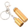 BRIGHTFUFU Riparatore Punte Biliardo Mini per Stecche, Oro con Portachiavi