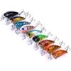 Tofficu 6 Pezzi Esca da Pesca Mini Minnow Falsa Colorata 4g 4,5cm in ABS e Metallo, Esca Artificiale Rigida per Outdoor, per Lucci e Bassi
