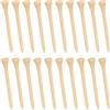 HAKIDZEL 100 Pezzi Tee da Golf in Legno, Accessorio Allenamento | Riduce L'attrito e Resistenza del Bastone, Aumenta la Distanza, Colore Kaki