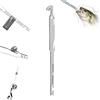 Generic Strumento multiuso per rimuovere ami e nodi in acciaio inox 6 in 1 (1 pezzo