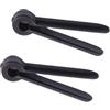 DECHOUS 2 Pezzi Supporto Foro di Mira Accessorio in ABS Nero for