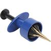 RiToEasysports Gancetto per Esca da Pesca con 4 Artigli e Elastico per | Testa in Rame Anti-ruggine, Corpo in Plastica Leggera, Compatibile con Esche per Vermi e Camole, Accessorio da Pesca