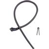 HORIALENCE Peephole Holder per Arco Compound 2 Pezzi ABS Nero