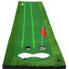 Generic Tappetino da golf verde - Aiuto professionale per allenamento indoor outdoor con bandiere per allenamento in cortile, livelli di abilità