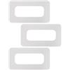 jojofuny 3 Pezzi Patch Base Pinna SUP, Toppa per Scatola Pinna da Surf, PVC, per Box Pinne Tavole Watersports, Installazione Semplice e Resistente alla Corrosione