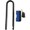 BUxqWYgmm Antifurto Mountain Bike Forcella Anteriore U Lock Impermeabile Due Colori 2 Ottone(6107 Blue)