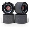 Apollo Set di ruote professionali per longboard e skateboard (4 ruote) con cuscinetti a sfera ABEC e distanziatori