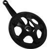 PRETYZOOM Guarnitura Bici Single Speed 36 Denti in Acciaio al Carbonio Nero | Copricatena Doppio, Compatibile Mountain Bike e Road Bike, Installazione Semplice e Uso