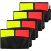 MAGICLULU 4 Set Set Portatile per Arbitro Calcio con Back To School Party, PVC Nero, Protezione Carte e Penna a Sfera, per Allenamenti e Partite di Calcio