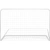 KFPOERTFGD Set di 2 porte da calcio, 182 x 61 x 122 cm, stabile porta da calcio in acciaio per giardino e tempo libero, con gancio a pavimento e rete