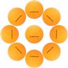 NULYLU Palline da Ping Pong ABS 40+ Arancioni 50 Pezzi per Allenamento