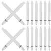 KESYOO 50 Pezzi Astine Freccette 2ba in Nylon Beige Cerchio, Ricambio | Compatibili Soft Tip e Steel Tip, Fit Sicuro e Installazione Semplice, per Gioco e Pratica Domestica