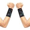 MMSJSBVY Supporto elastico per polso con treno a vapore, cinturino sportivo per basket, tennis, golf, palestra, allenamento, confezione da 2