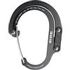 GEAR AID HEROCLIP Moschettone e Gancio (Grande) per Campeggio, Zaino, Organizzazione e Garage, Nero
