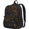 Unkhtt Nero E Oro Carta Da Parati Stampa Grande Capacità Adulto Zaino Unisex Borsa Da Viaggio Daypack Escursionismo Campeggio Pendol