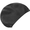 DOITOOL Cuffia da nuoto in silicone da donna, per capelli lunghi, colore nero