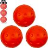 Generisch Pickleballs silenziose, cave, morbide, per esercizi | 3 dispositivi da gioco silenziosi, sicuri, leggeri e divertenti, per interni ed esterni, prati