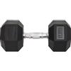 KFPOERTFGD Manubrio corto da 17,5 kg, con rivestimento in gomma, antiscivolo, per allenamento della forza per petto, bicipiti e tricipiti, manubrio fitness per allenamento a casa