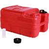 Baoblaze Serbatoio Carburante Fuoribordo Serbatoio Benzina Serbatoio Nautico Tanica Carburante Contenitore Carburante in Plastica Impugnatura Solida E