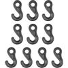 Generico Camping Canopy Hooks, Heavy-Duty POM S Shaped, Clip on Canopy Accessories | Windproof Cord Buckle Clip Lock Fastener for Camping Tents Hiking Hunting Trucks Boats Camping, Tarps, Tents, Hunting,