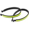 Dolvitrny Elastico Pantaloni Bicicletta Clip Set Riflettente Sicurezza Notturna | Rivestimento riflettente ad alta visibilità, set da 2 pezzi, vestibilità elastica, previene l'impigliamento della catena
