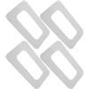 Hemobllo Connettore Fessura Pinna di Riparazione in PVC per Surfboard 4 Pezzi per Scatola Pinna, Accessorio per Paddleboard e Acque Intense