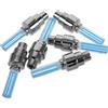 LRXIYODE 6 Pezzi Luce LED per Ruote Bici a 7 Colori, Luce Flash Automatica, Materiale Plastico e Metallo, Aumenta visibilità Notturna per Ciclismo e Guida