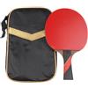 Belnotelt 6 Star Carbon per la fibra di ping-pong Paddle manico lungo 6 stelle | 6 stelle, carbonio per nucleo in fibra, attacco potente, manico lungo, con custodia protettiva