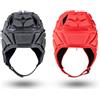 SHOWERORO Casco Protettivo Rosso per Portiere Calcio Rugby Hockey Protezione Testa in Eva Antiscivolo e Design Confortevole per Sport di Squadra