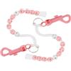 JEWEDECO Contatore Punteggio Golf a Perline, Segnapunti da Polso in Plastica Rosa, Conteggio Accurato e Leggero, per Campi da Golf e Competizioni