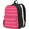 Unkhtt Valentine'S - Zaino da viaggio unisex con stampa a cuore, grande capacità, per escursionismo, campeggio, pendolarismo