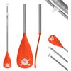 FunWater Paddle - Pagaia per SUP, 3/4 pezzi, regolabile, colore: bianco e arancione