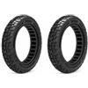 F10mobility 2 ruote massicce antiforatura per Segway Ninebot KickScooter D18E, D28E, D38E, F25E, F30E e F40E, pneumatici solidi di ricambio