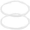 GOOHOCHY Corda per Rete da Canestro da Basket, 2 Pezzi in Nylon | Bianco, Installazione Rapida, Uso Interno ed Esterno, Accessorio per Canestro e Attrezzatura Basket