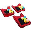 Generic Set di Pettorine Adesive per Bambini con Palline, Gilet da Gioco 29x42cm | Sport interattivo, materiali in tessuto sicuri, migliora le capacità motorie, adatto per l\'esterno