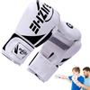 Generisch Guantoni da boxe, guanti sportivi da boxe in pelle PU, ammortizzanti | Guanti da sparring da uomo e donna, per allenamento, sacco pesante, per cardio, fitness, palestra