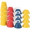 Kisangel 16 Pezzi Tee da Golf in Gomma, Strumento Allenamento, Precisione | Supporto Sostituibile, Pratica Esterna e Interna, Accessori da Golf, Forniture per Allenamento Golf
