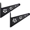 Generico Supporto da Parete per Snowboard e Casco, Rack Nero Pp
