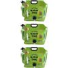 alloneslife Di 3 serbatoi d'acqua collassanti con Spigot, Texture | Serbatoi d'acqua per emergenze, serbatoi staccabili per camper, escursionismo e sport