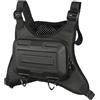 Mimoqk Borsa da uomo in guscio rigido, gilet da corsa con supporto per telefono | per moto e ciclismo, leggero, traspirante, regolabile (taglia, nero 1), ideale per corsa, sport