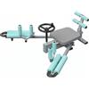 LeeQinersw Adult Stretch Macchina per Allungamento Spaccata Attrezzo per Stretching Seduta per Apertura Anca per Posizionamento Gambe Struttura Seduta con