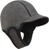 harayaa Cuffia Termica da con Visiera Incorporata E Protezione Auricolare per Snorkeling Immersioni Surf Nuoto E con Apertura Contornata per, Grigio