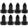 OSALADI 8 Pezzi Tappo di Scarico per Kayak in Gomma Nero a Pressione | Compatibilità, Inserimento Rapido, Blocco Affidabile Dell'acqua, Accessorio per Kayak Nero